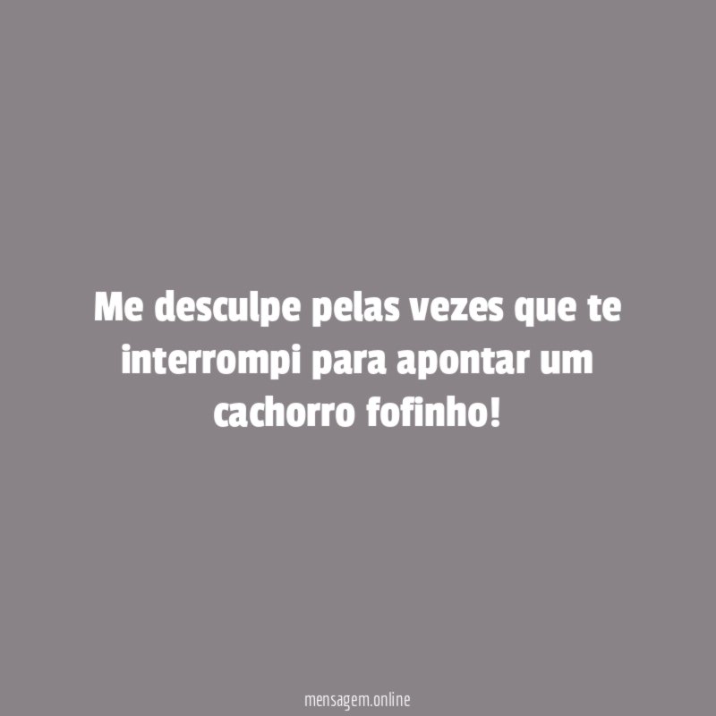 Foi por uma boa causa