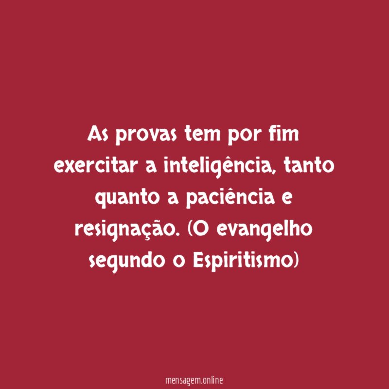 As provas
