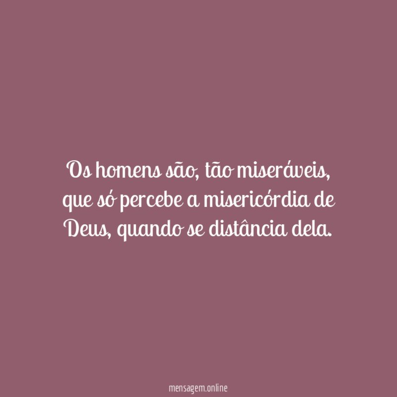 Os homens são