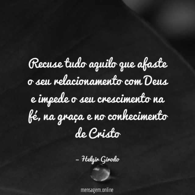 Recuse tudo aquilo que afaste o seu relacionamento
