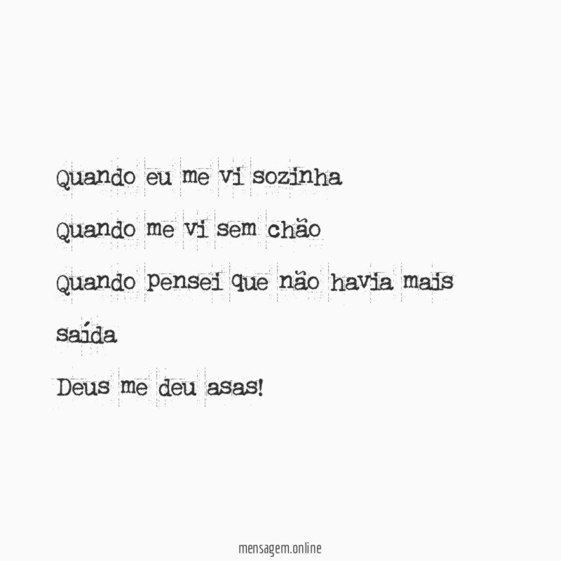Quando eu me vi sozinha Quando me vi sem
