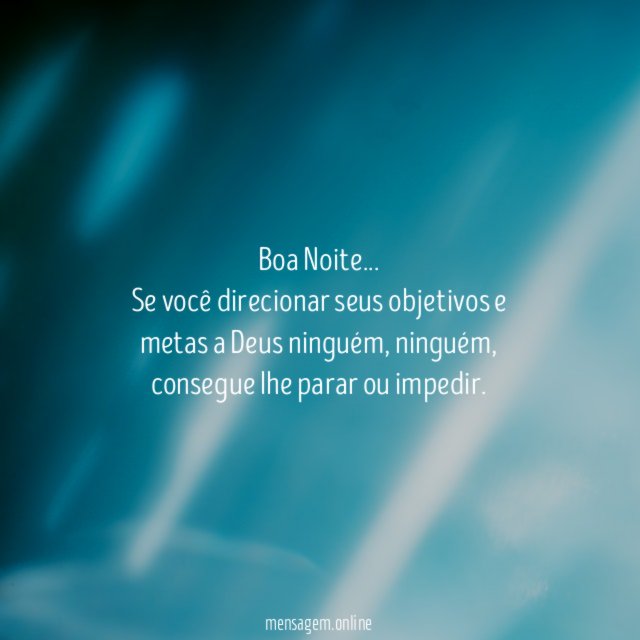 Boa Noite…