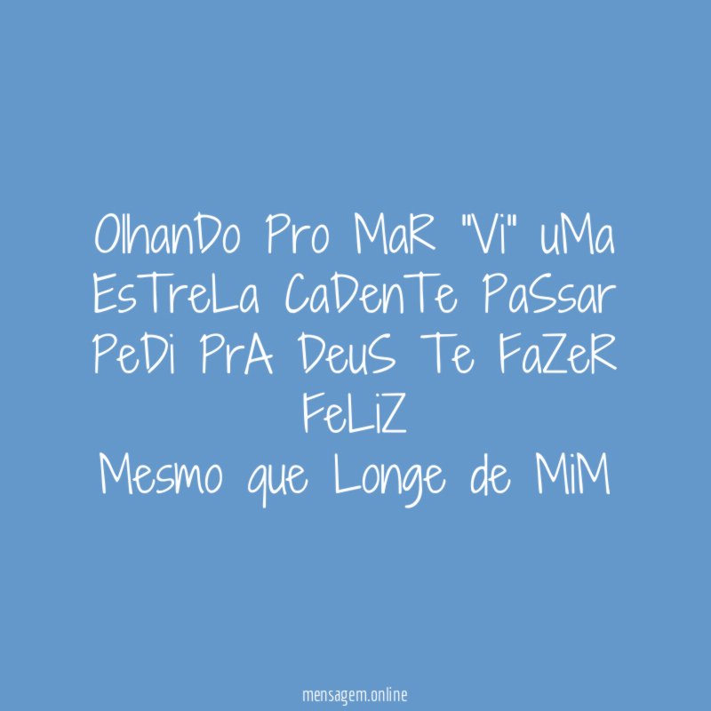 OlhanDo Pro MaR "Vi" uMa EsTreLa CaDenTe PaSsar PeDi PrA
