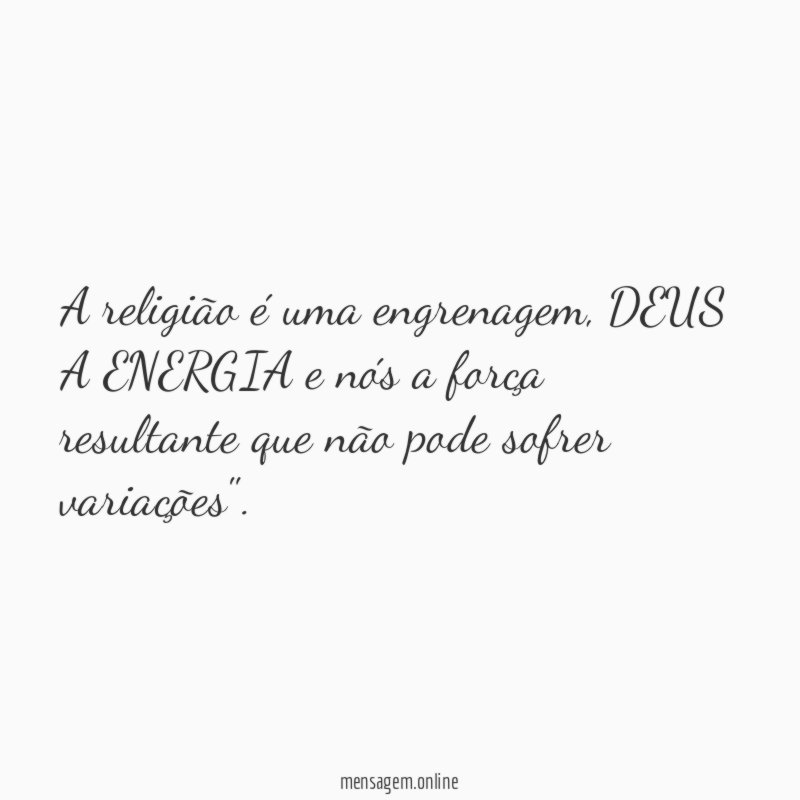 A religião é uma engrenagem