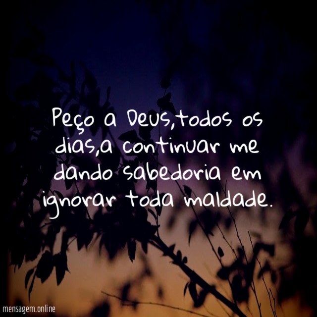 Peço a Deus