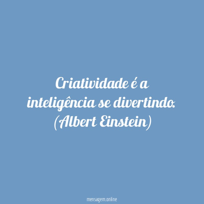 Criatividade e diversão