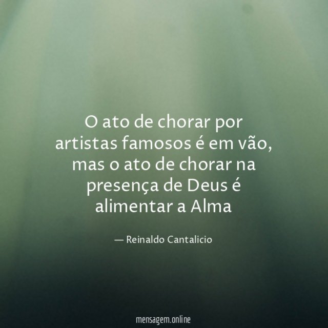 O ato de chorar por artistas famosos é em vão