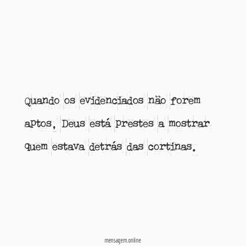Quando os evidenciados não forem aptos