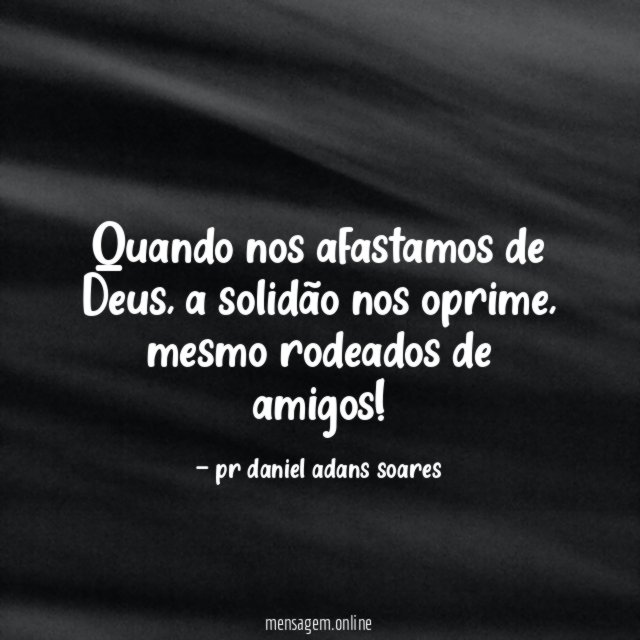 Quando nos afastamos de Deus