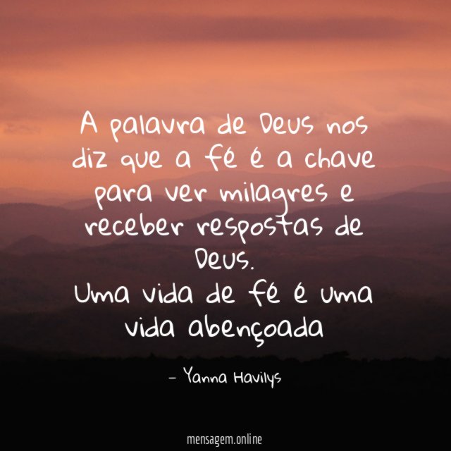 A palavra de Deus nos diz que a