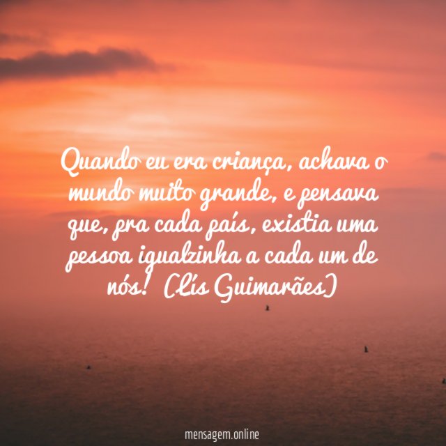 Quando eu era criança