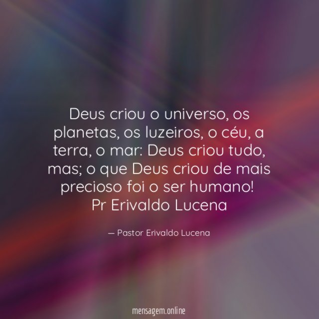 Deus criou o universo