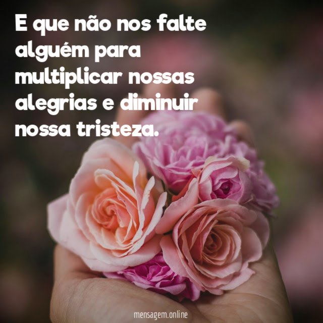 Alguém pra deixar a vida melhor