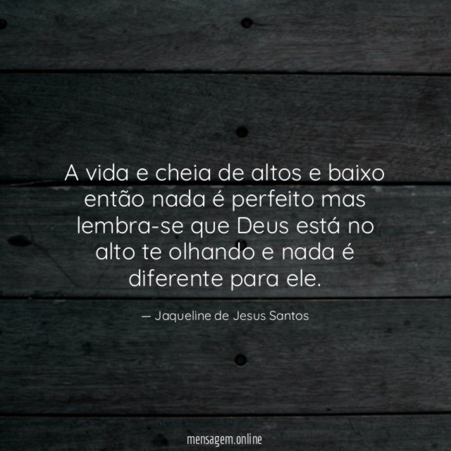 A vida e cheia de altos e baixo