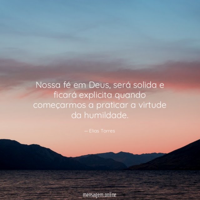 Nossa fé em Deus