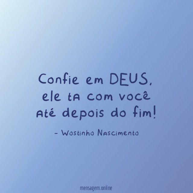 Confie em DEUS