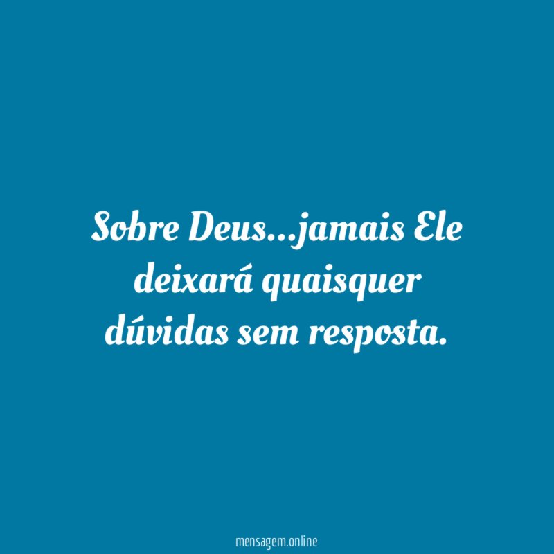 Sobre Deus