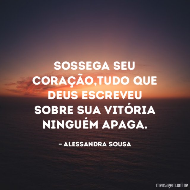 Sossega seu coração