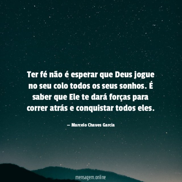 Ter fé não é esperar que Deus jogue