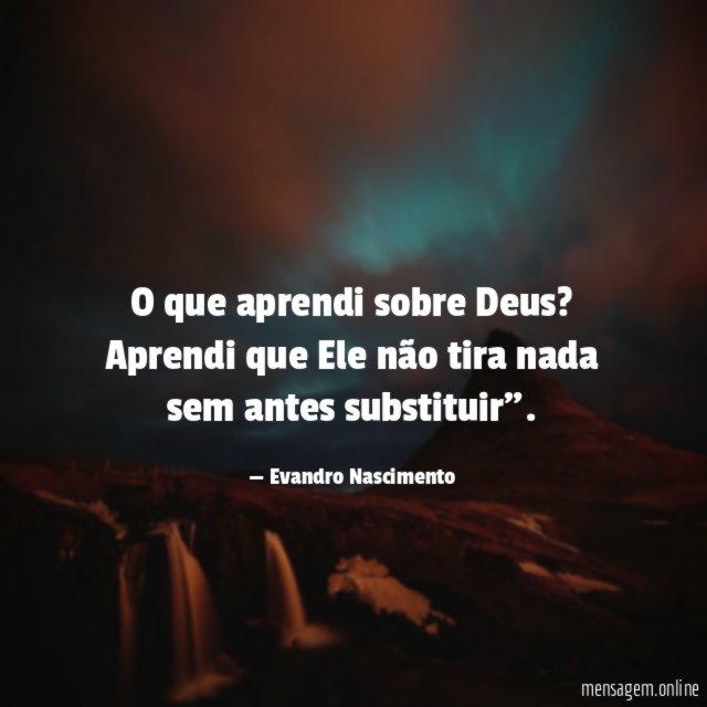 O que aprendi sobre Deus