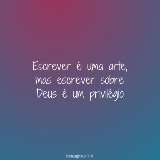 Escrever é uma arte