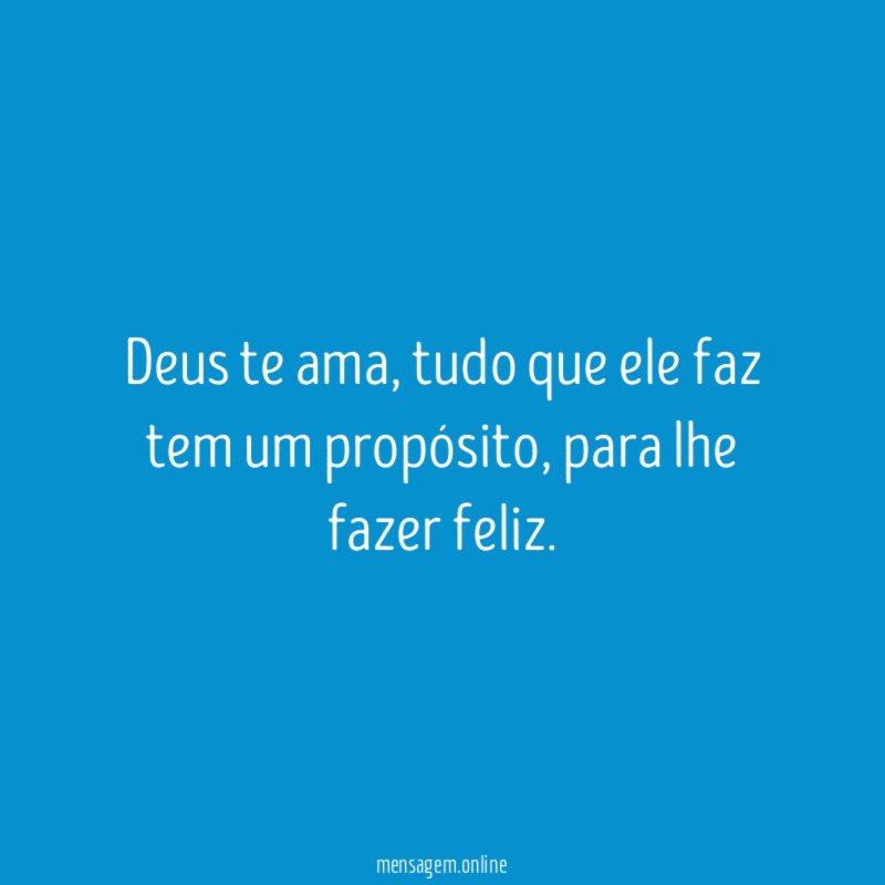 Deus te ama