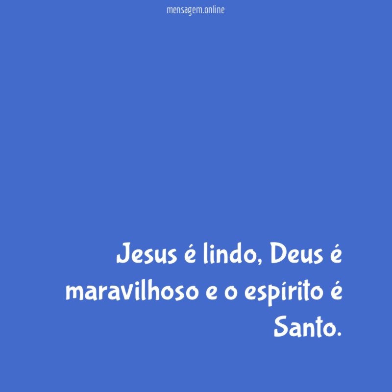 Jesus é lindo