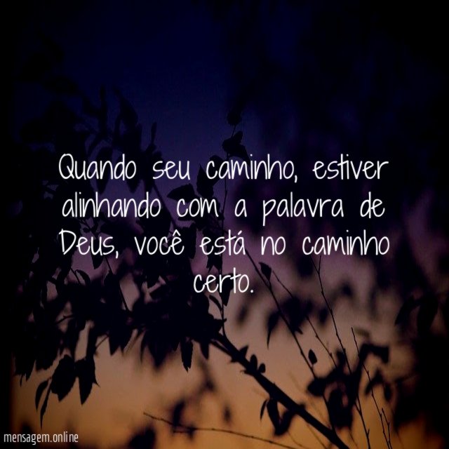 Quando seu caminho