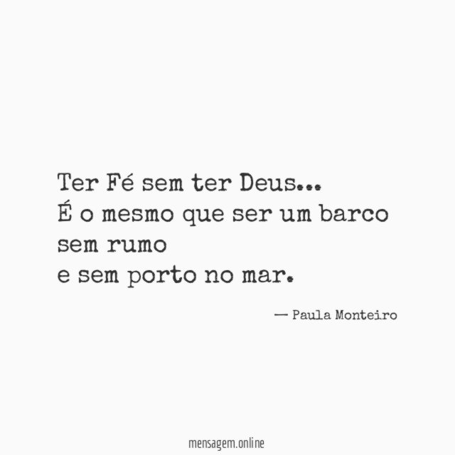 Ter Fé sem ter Deus
