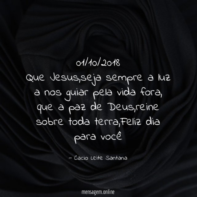 01/10/2018 Que Jesus