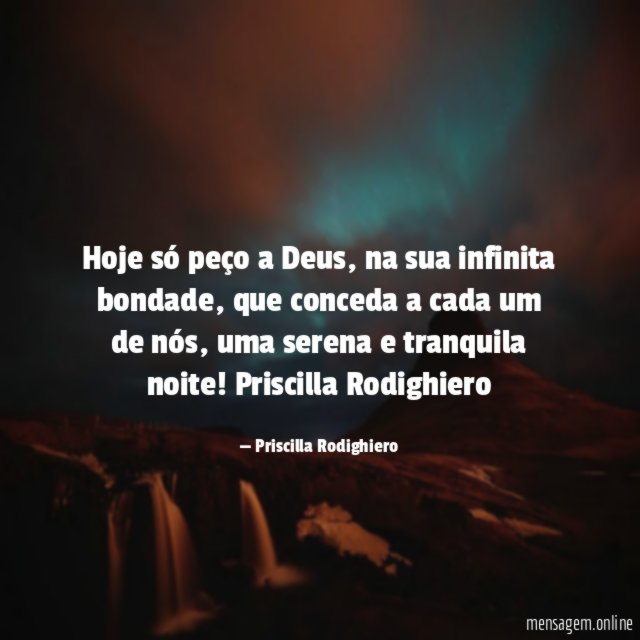 Hoje só peço a Deus