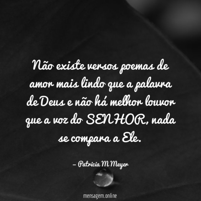 Não existe versos poemas de amor mais lindo