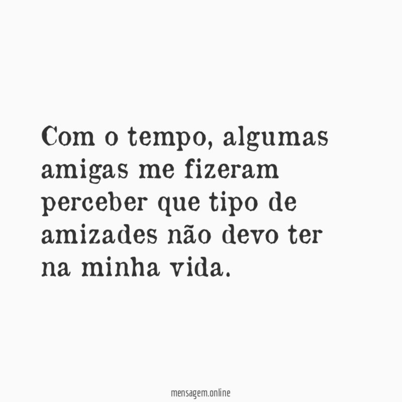 Com o tempo