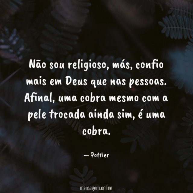 Não sou religioso