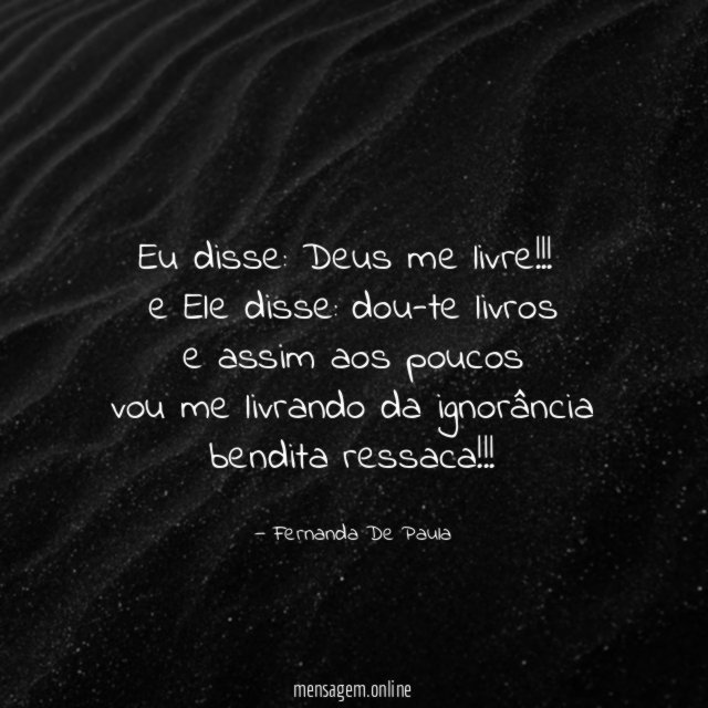 eu disse