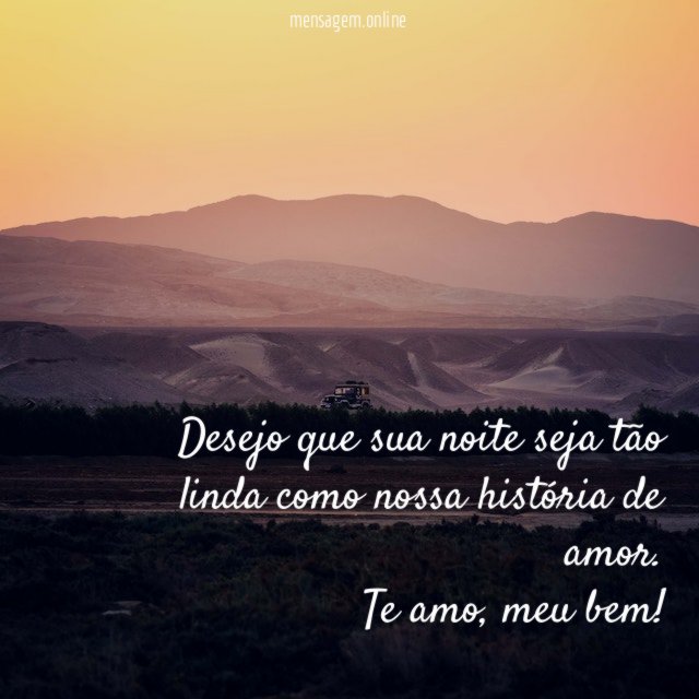 Desejo que sua noite seja t o linda