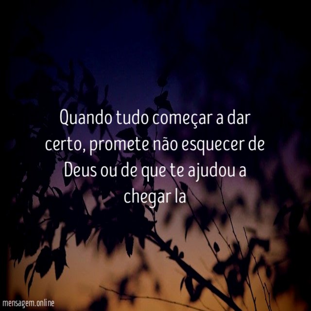 Quando tudo começar a dar certo