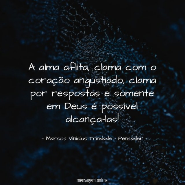 A alma aflita