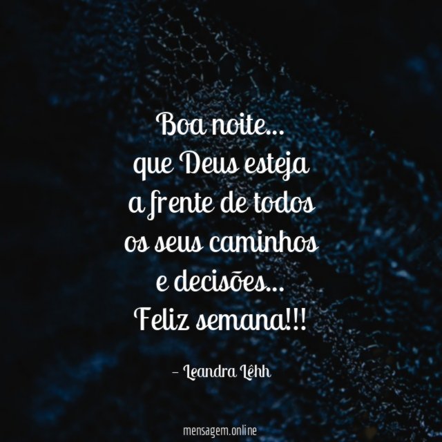 Boa noite