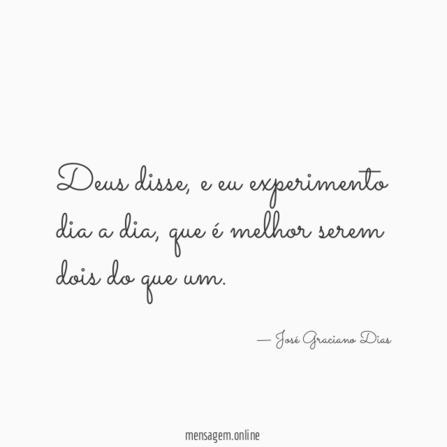 Deus disse
