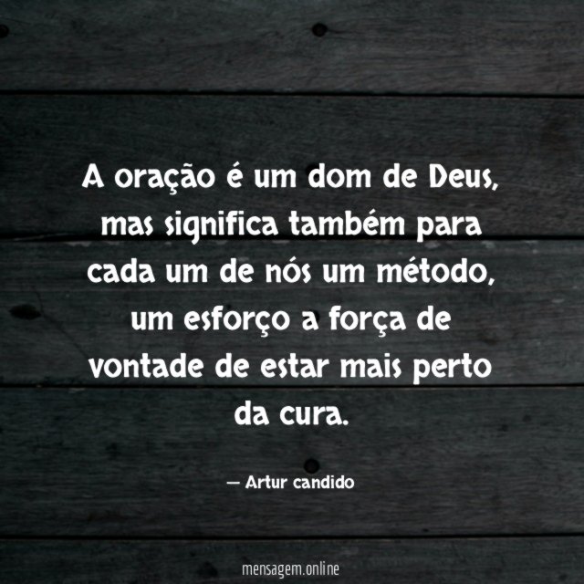 A oração é um dom de Deus