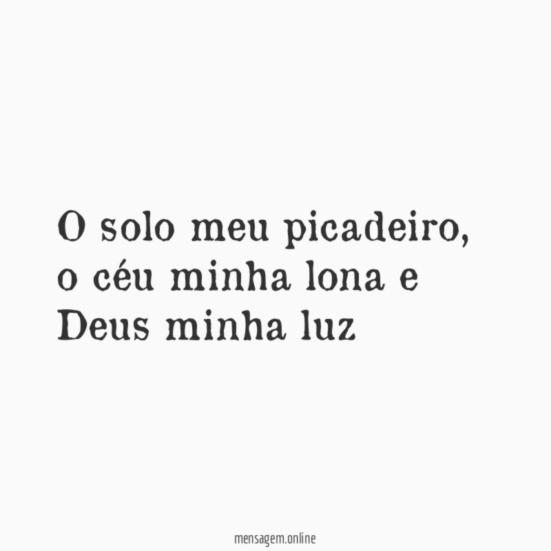 O solo meu picadeiro