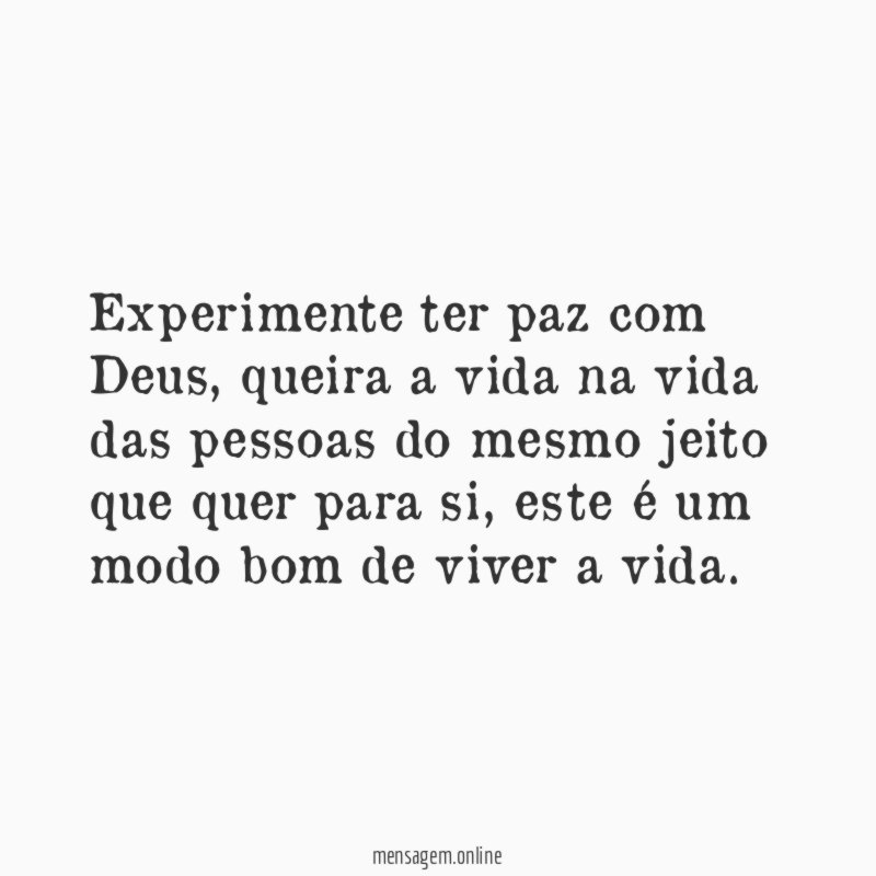 Experimente ter paz com Deus