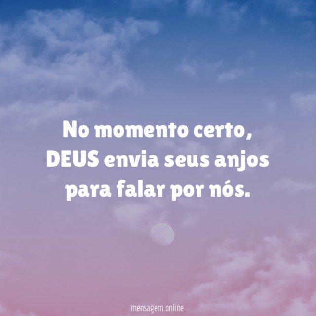 No momento certo