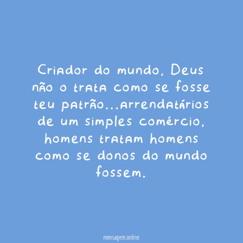 Criador do mundo