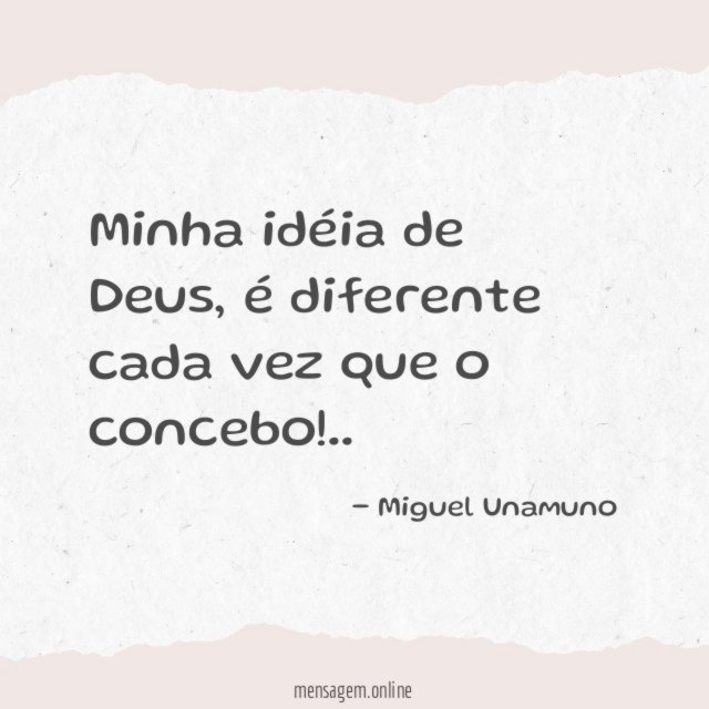 Minha idéia de Deus