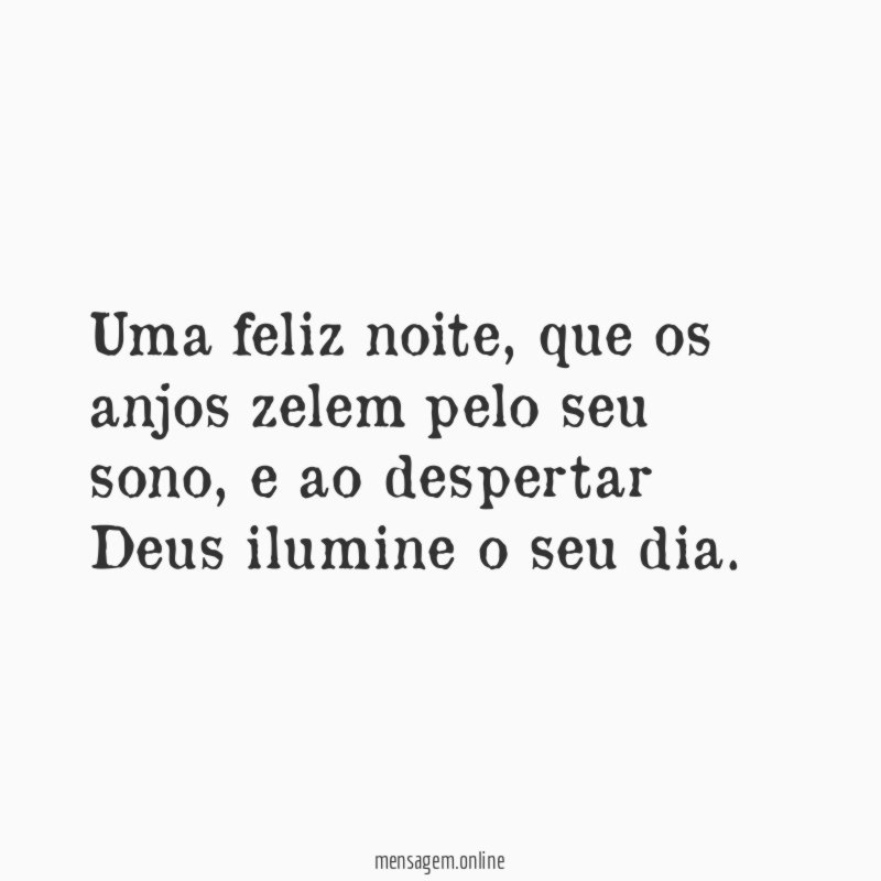 Uma feliz noite