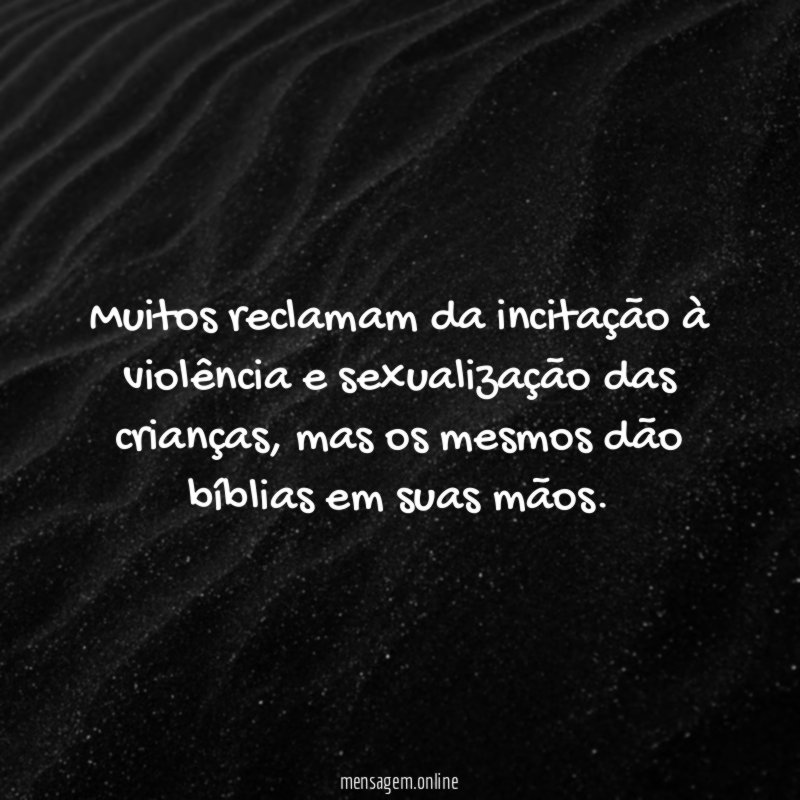 Muitos reclamam da incitação à violência e sexualização