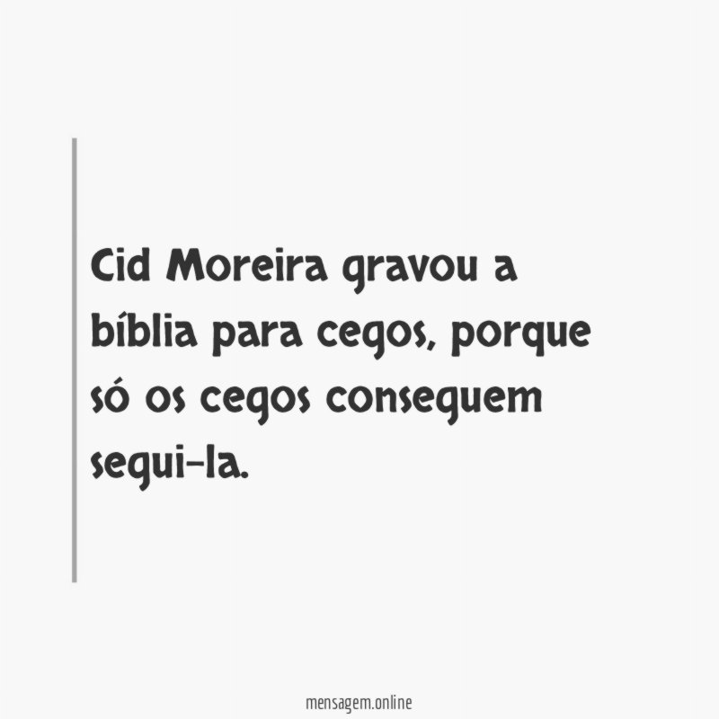 Cid Moreira gravou a bíblia para cegos