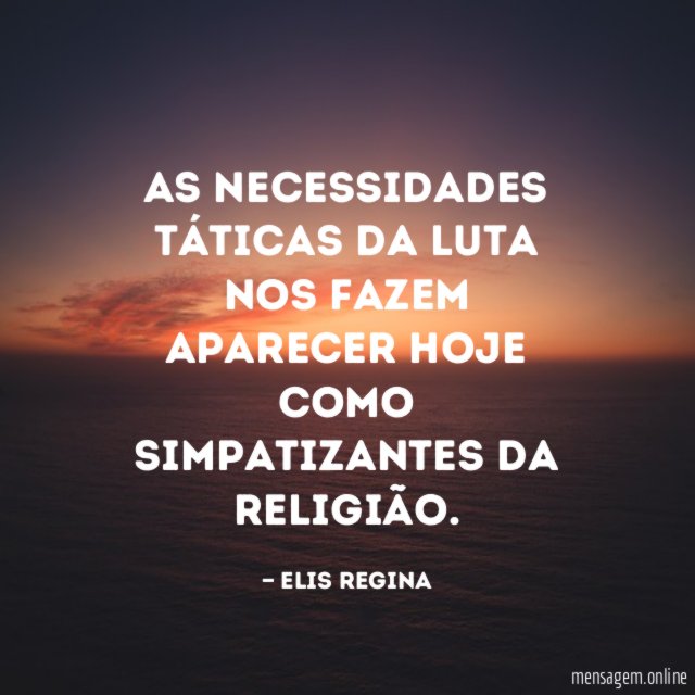 As necessidades t ticas da luta nos fazem